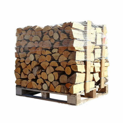 Kaminholz-Mix – 4 Paletten à 33-cm Scheite (6 Ster / 4,8 m³)