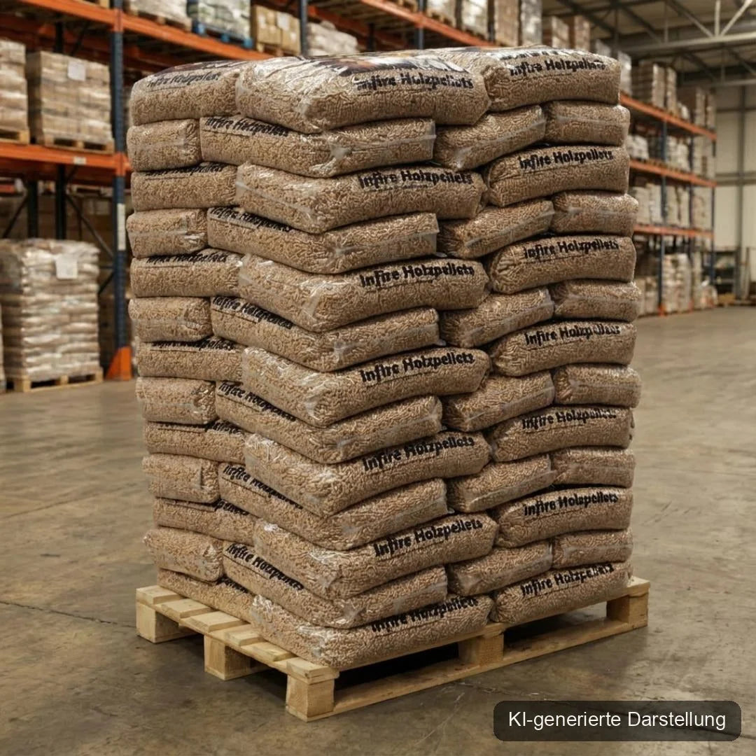 Holzpellets DINplus ENplus A1 Palette 990 kg