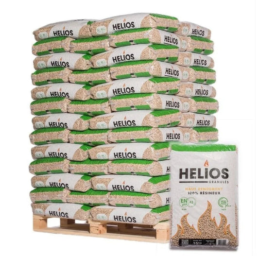 HELIOS Holzpellets 975 kg – 65 × 15 kg