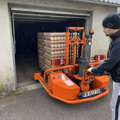 Piveteau Tages-Holzbriketts – Palette mit 104 Paketen (9,65 kg)