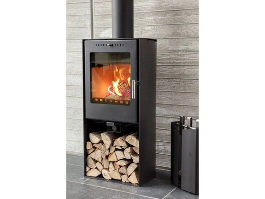 Aduro 19 Kaminofen Stahl Schwarz 5 kW mit Automatik