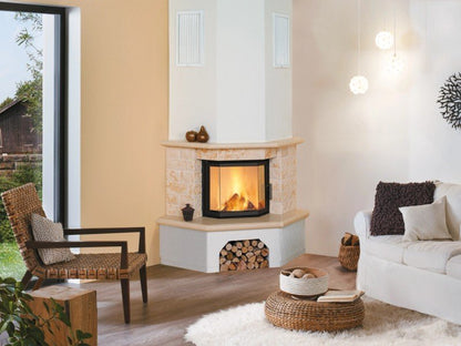 Hark Kaminofen-Bausatz Vermont Marmorverkleidung Beige 8 kW EEK A+