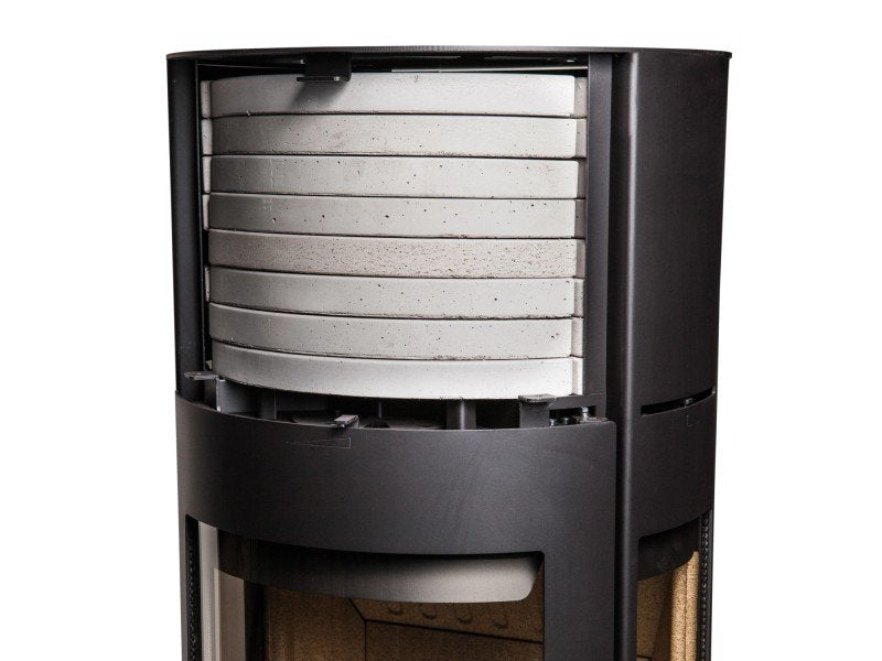 Aduro Kaminofen 9.7 mit Aduro Tronic Schwarz 8 kW Stahl EEK: A