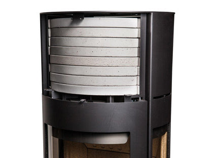 Aduro Kaminofen 9.7 mit Aduro Tronic Schwarz 8 kW Stahl EEK: A