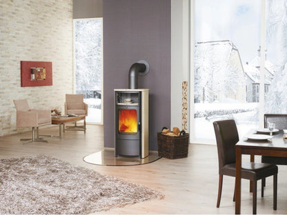 Hark Dauerbrand Kaminofen Opera-B Creme mit Automatik 7 kW EEK: A+