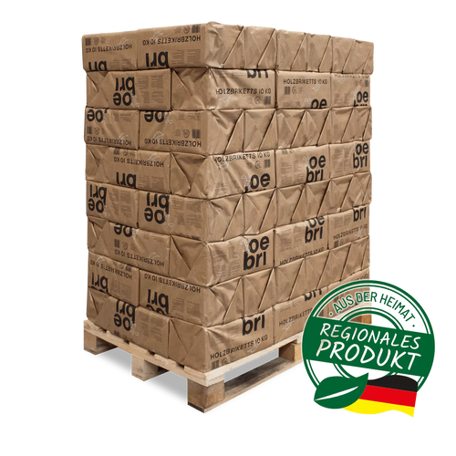 Oebri Ruf Premium Briketts 96 x 10 kg