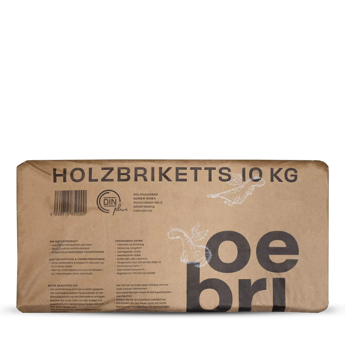 Oebri Ruf Premium Briketts 96 x 10 kg