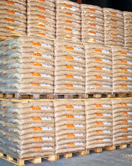 PowerPellets – Holzpellets 15 kg Sack (Palette 55 Säcke)