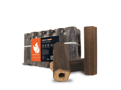 Heizfuxx PiniKay Octagon Holzbriketts Hartholz 10kg x 96 Gebinde 960kg Palette