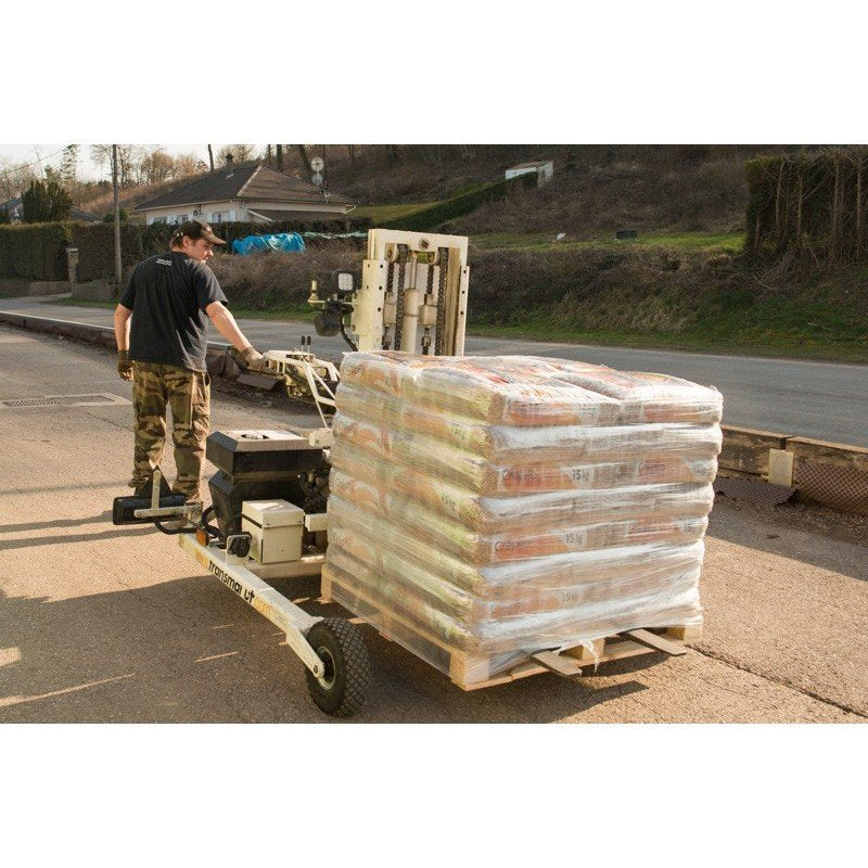 Crépito Holzpellets – 33 × 15 kg Halbpalette (495 kg) – 100 % Nadelholz