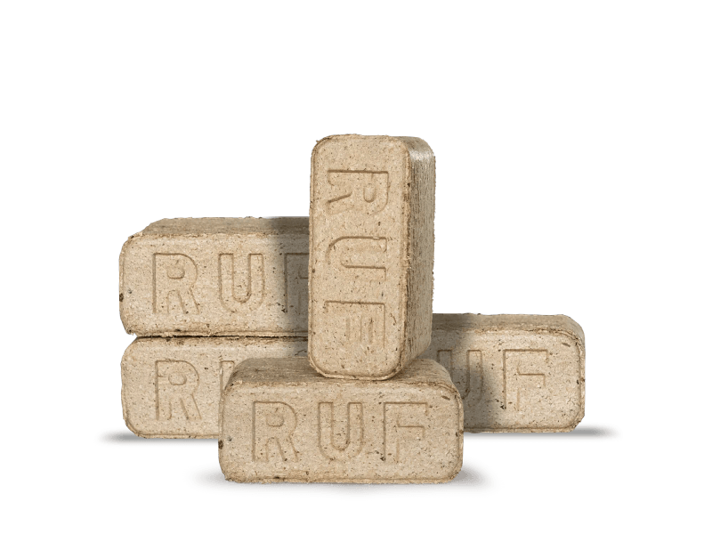 Heizfuxx RUF Original Blue Holzbriketts Nadelholz 10kg x 96 Gebinde 960kg Palette