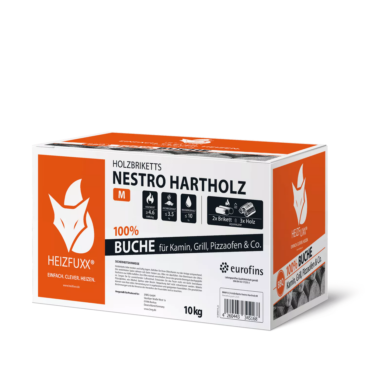 Nestro Hartholz M 90 x 10 kg