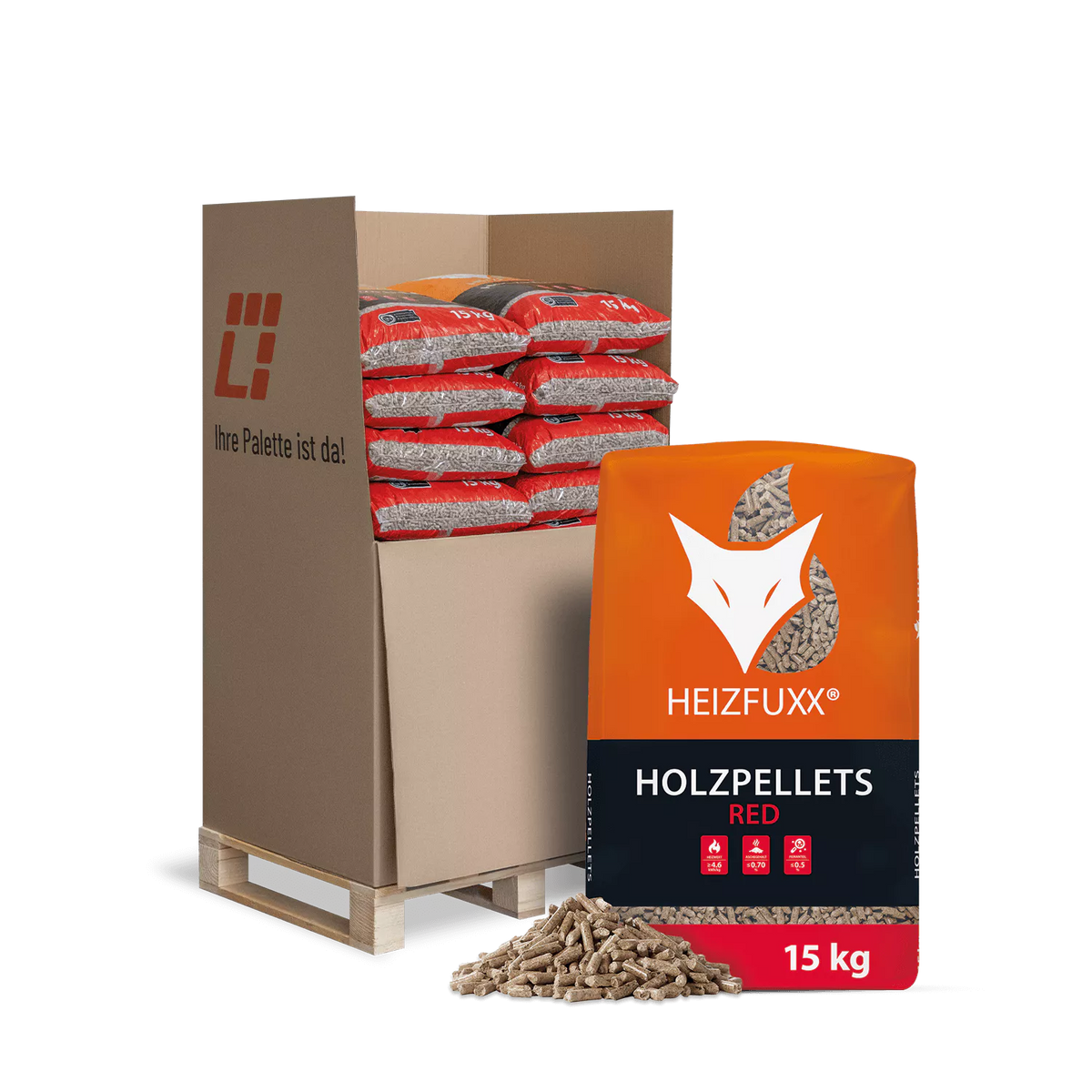 Holzpellets Red 20 x 15 kg